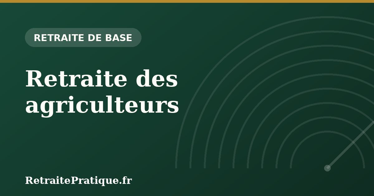 Retraite des agriculteurs : la réforme des 25 ans