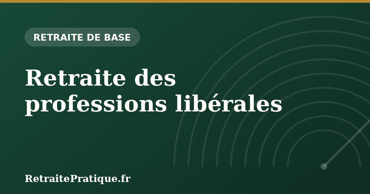 Retraite des professions libérales : CNAVPL et caisses 2026